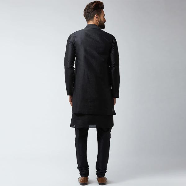 Printed Art Silk Unstitched Dress Material